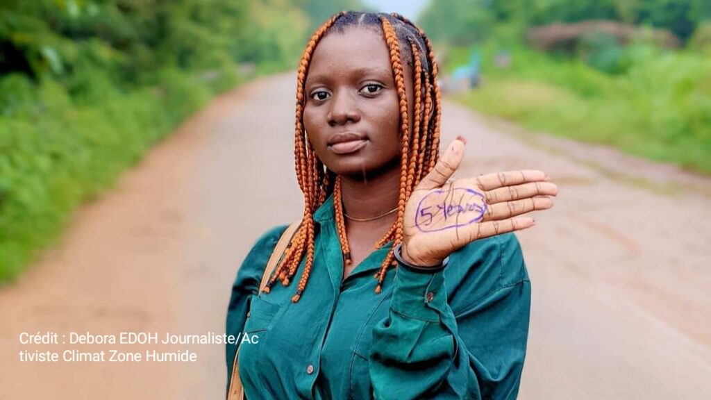 Débora EDOH, activiste environnementale spécialisée dans les zones humides