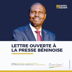 Article : Élection 2026 : Daniel Edah à la presse béninoise, un appel vibrant pour une presse libre, digne et au service de la démocratie