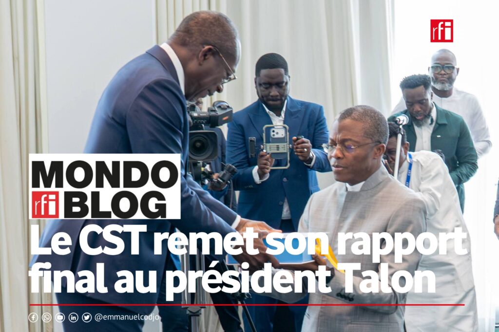 Article : Le CST remet son rapport final au président Patrice Talon